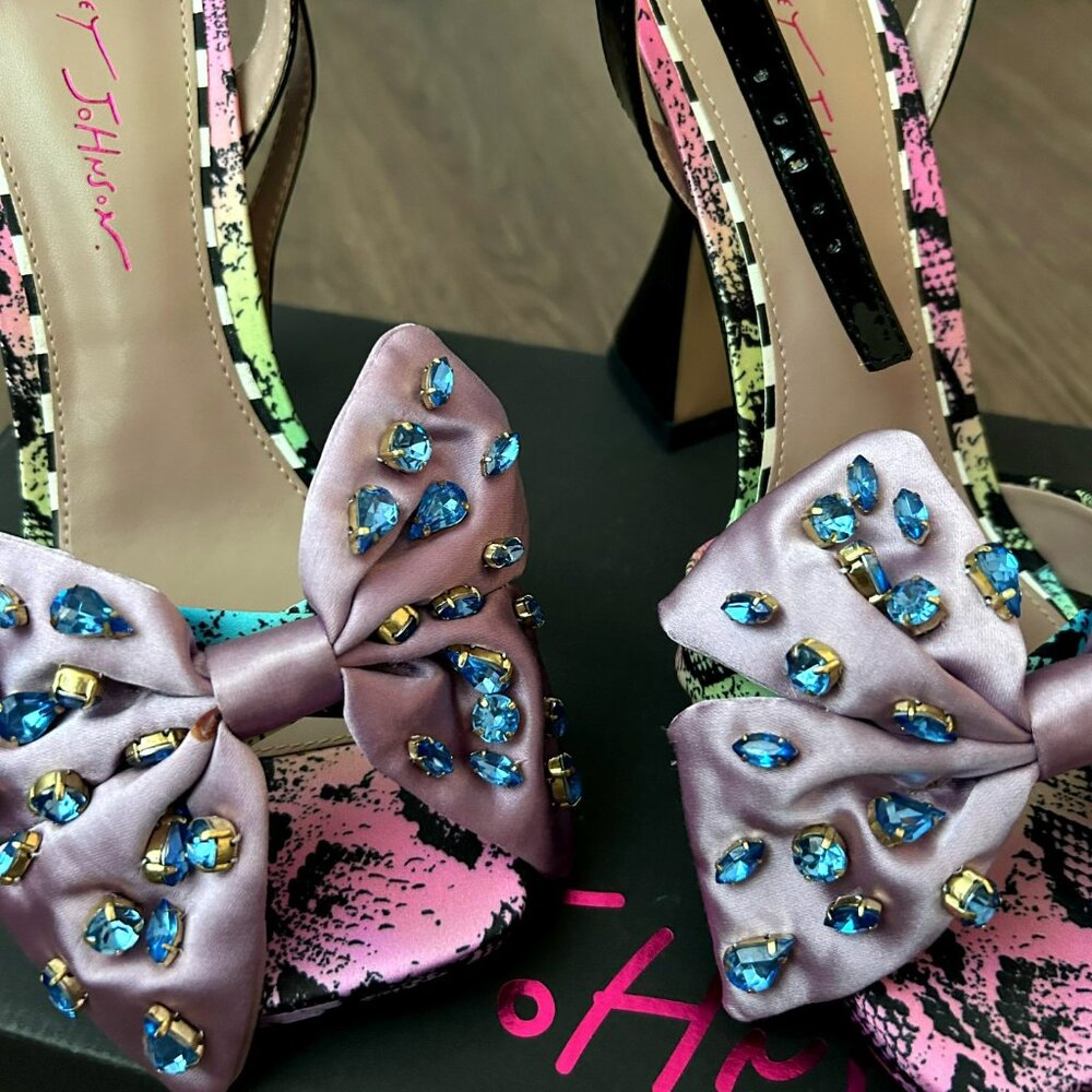 Betsey Johnson Louise Rainbow Snake Sandals - Picture 5 of 5